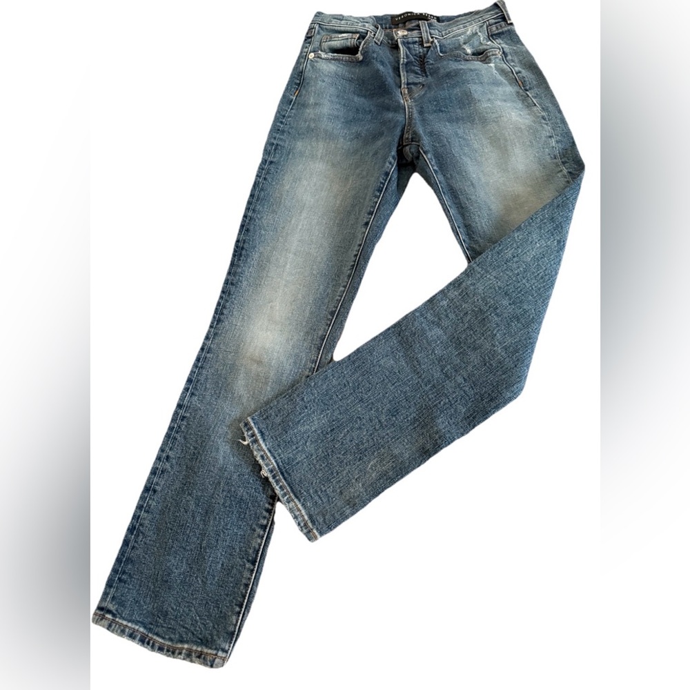 VERONICA BEARD Ryleigh Slim Straight High Rise Denim Jeans Size 00 24  26x28
